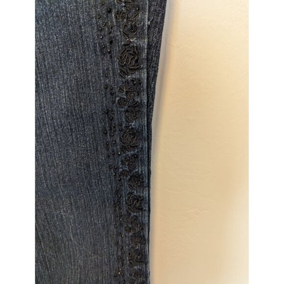 Fantasy Women's Jeans Size 8 Average Embellished Sides - Picture 4 of 6
